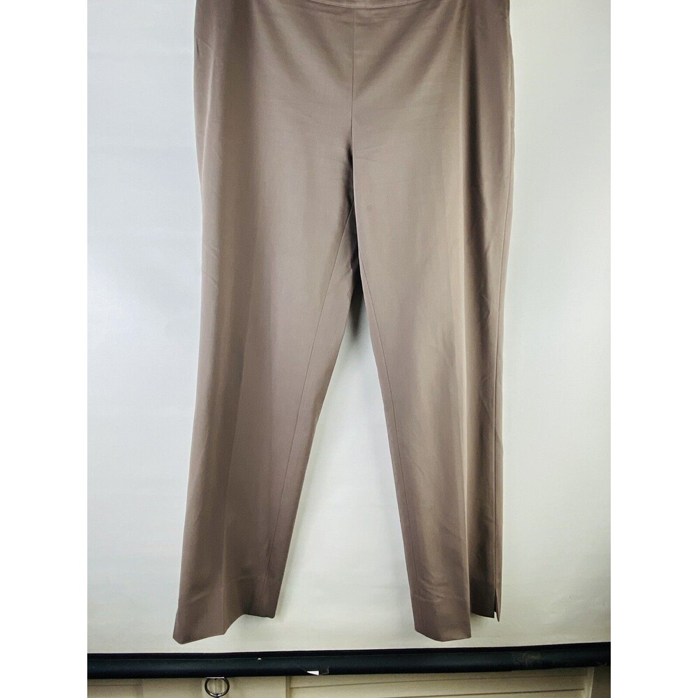 Lafayette 148 New York Brown Taupe Trouser Bleecker Womens Work Pants SZ 8P